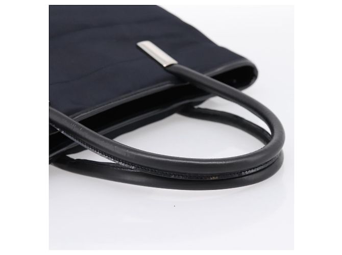 Borsa a mano GUCCI Nylon Navy Silver 002 2123 0457 Auth ep15803 Argento Blu navy - vista 7