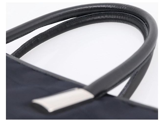 Borsa a mano GUCCI Nylon Navy Silver 002 2123 0457 Auth ep15803 Argento Blu navy - vista 8