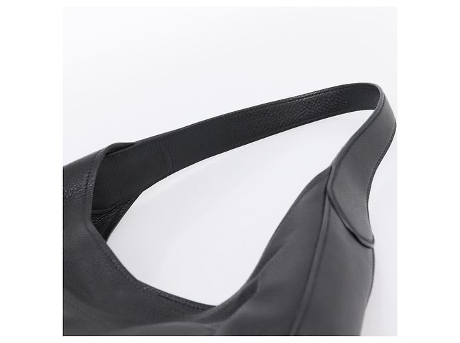 Borsa a tracolla PRADA in pelle Taurillon Nero Auth am12420SAM - vista 14