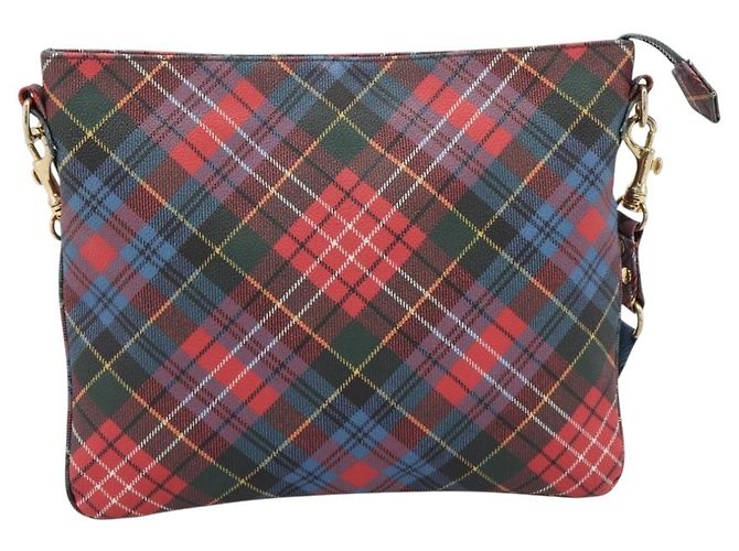 Borsa a tracolla Vivienne Westwood PVC Canvas Gold Red Auth 197203A Rosso D'oro - vista 2