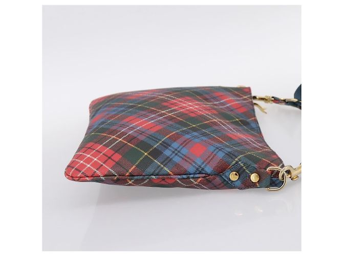 Borsa a tracolla Vivienne Westwood PVC Canvas Gold Red Auth 197203A Rosso D'oro - vista 5