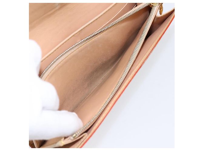 LOUIS VUITTON Multicolor Portefeuille Sarah Long Wallet M93745 LV Auth 197553 Bianco - vista 11