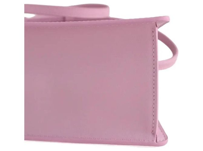 Borsa a tracolla Maje in pelle rosa - vista 5