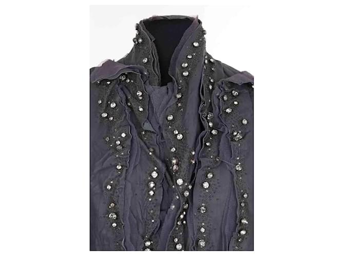 Givenchy Blue Leather Jacket - view 2