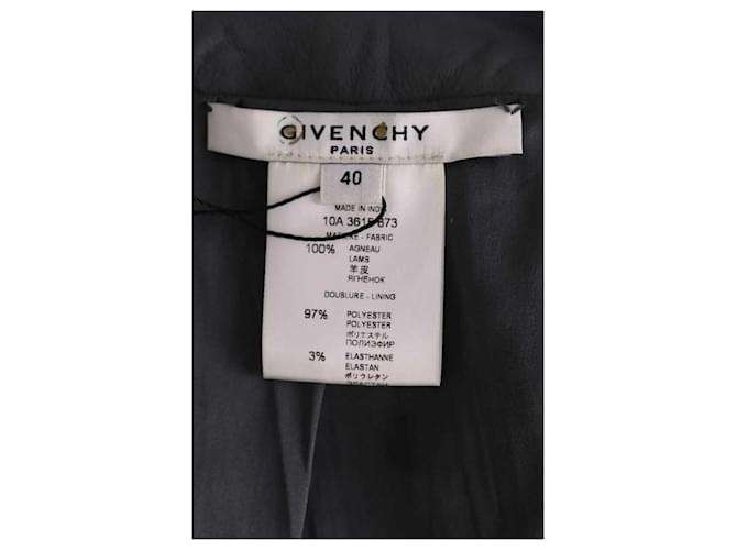 Givenchy Blue Leather Jacket - view 5