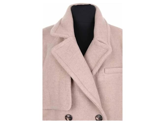 Abrigo de lana beige Ba&Sh - vista 2