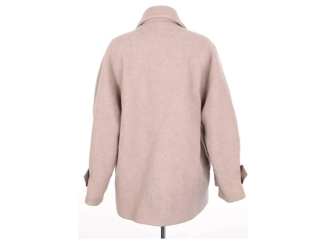 Abrigo de lana beige Ba&Sh - vista 4