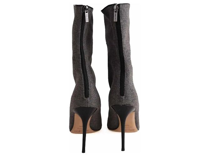 Botas de piel gris Jimmy Choo - vista 2