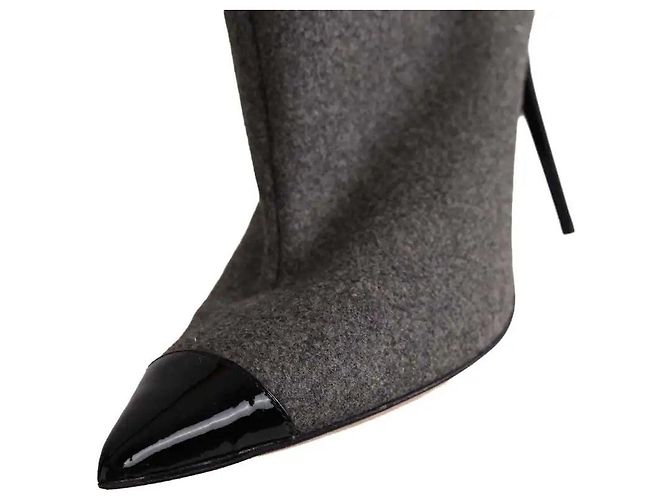 Botas de piel gris Jimmy Choo - vista 5