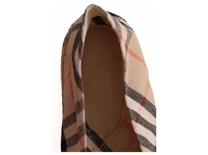 Burberry Espadrilles Beige Stoff - Ansicht 6