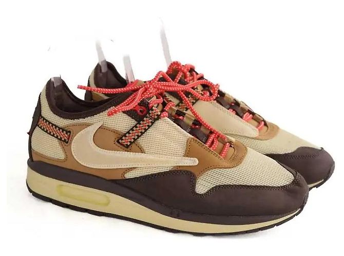 Nike Sneakers basse Air Max 1 marrone - vista 3