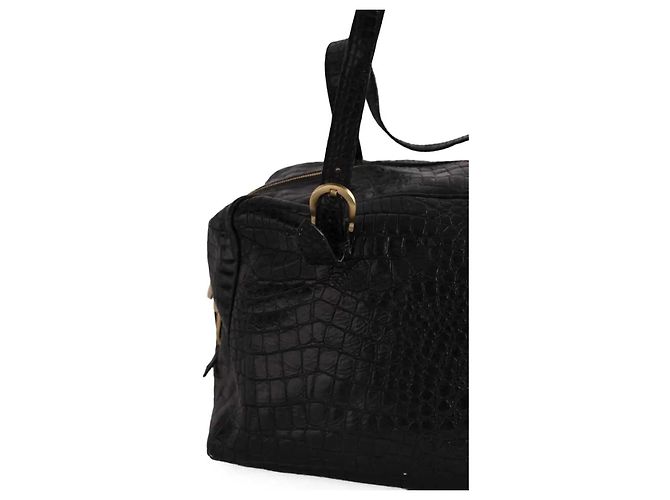 Borsa da viaggio Jimmy Choo in pelle nera Nero - vista 4