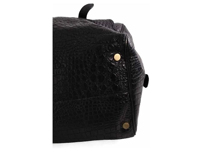 Borsa da viaggio Jimmy Choo in pelle nera Nero - vista 5