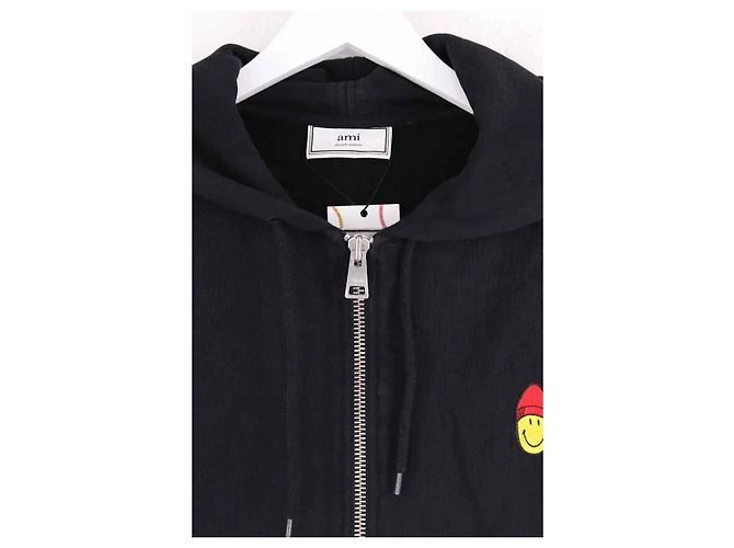 Gilet Ami in cotone nero - vista 2