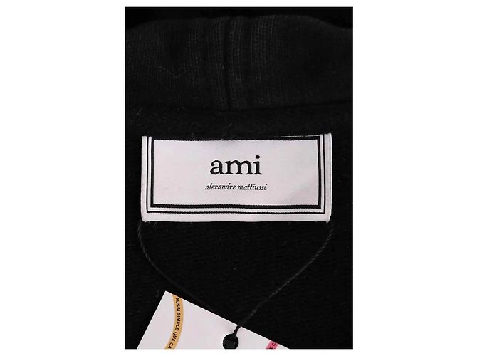 Gilet Ami in cotone nero - vista 5