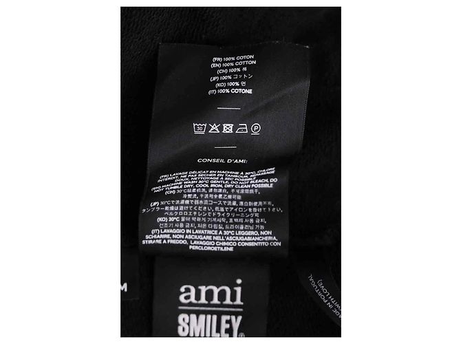 Gilet Ami in cotone nero - vista 6