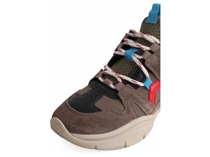Isabel Marant Sneaker aus Leder Grau - Ansicht 5