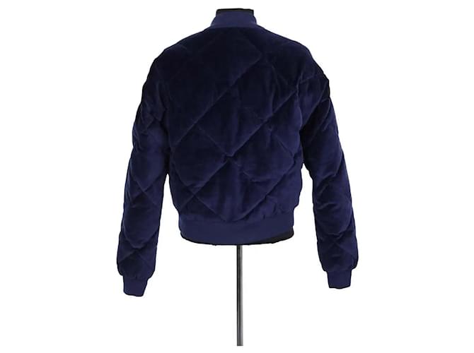 Chaqueta Maje de algodón azul - vista 4