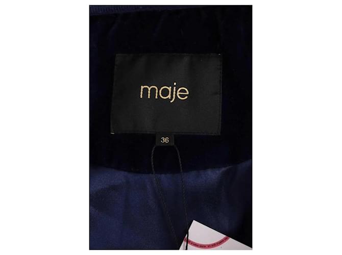 Chaqueta Maje de algodón azul - vista 5