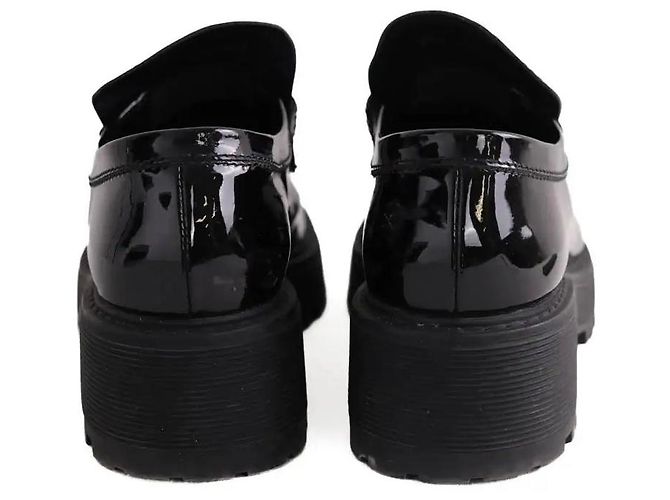 Mocassini Miu Miu in pelle nera Nero - vista 2