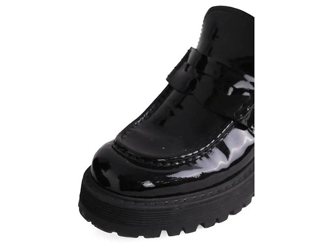 Mocassini Miu Miu in pelle nera Nero - vista 4
