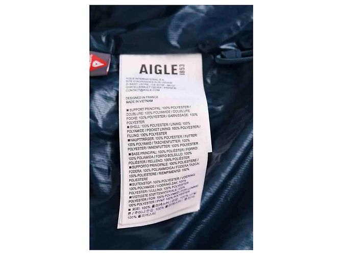 Doudoune bleue Aigle x Etudes - vue 6