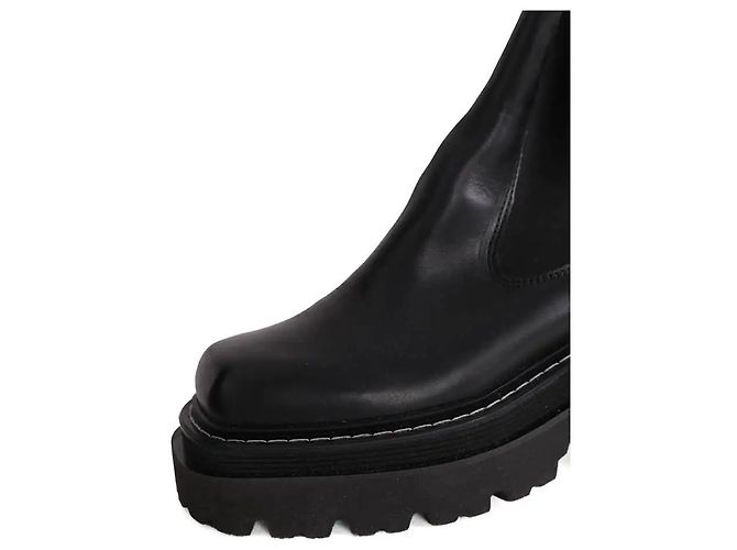 Botas de piel negras Sandro talla 36 Negro - vista 5