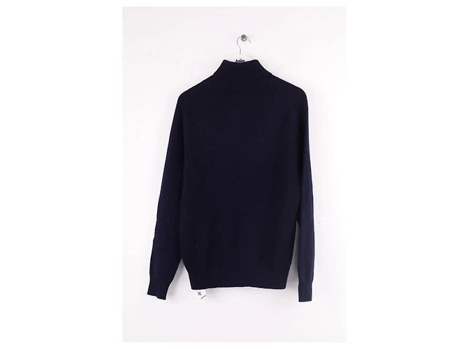 Camisola Eric Bompard em cashmere azul M - vista 3