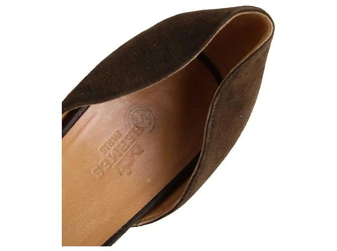 Hermès Tacchi marroni Marrone - vista 4