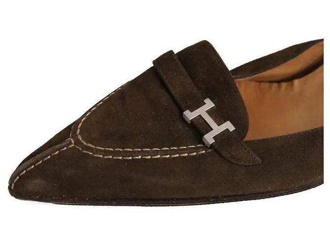 Hermès Tacchi marroni Marrone - vista 5