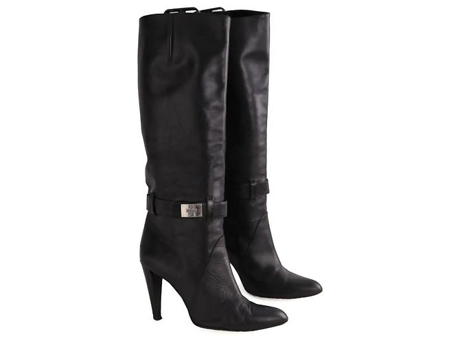 Stivali Givenchy in pelle nera Nero - vista 3