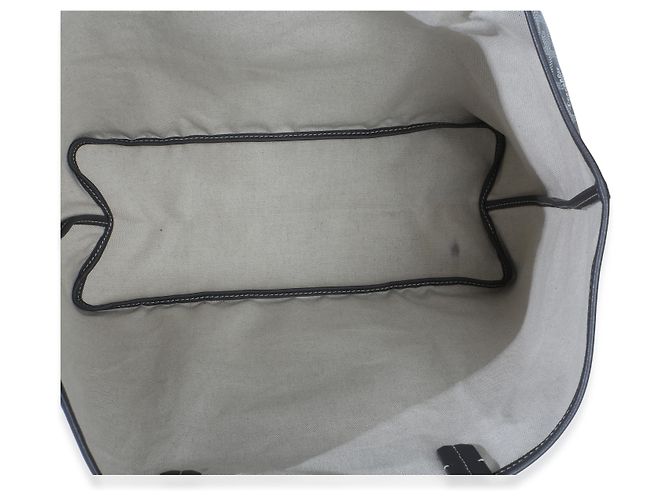 Goyard Grey Goyardine Canvas Saint Louis PM Marrone - vista 5