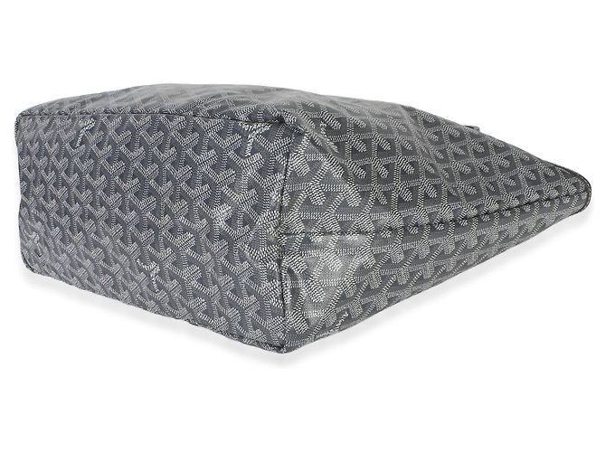 Goyard Grey Goyardine Canvas Saint Louis PM Marrone - vista 6
