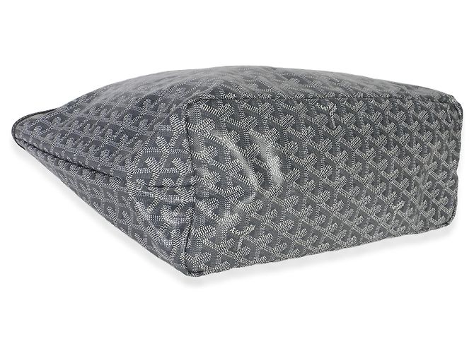 Goyard Grey Goyardine Canvas Saint Louis PM Marrone - vista 7