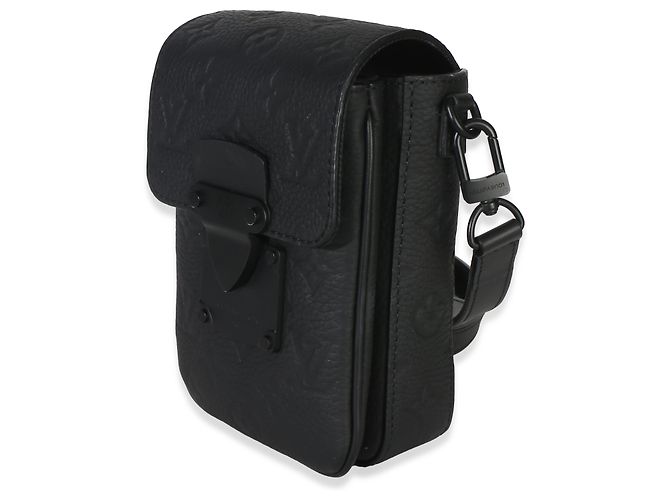 Portafoglio indossabile Louis Vuitton Monogram Taurillon S-Lock Nero - vista 3