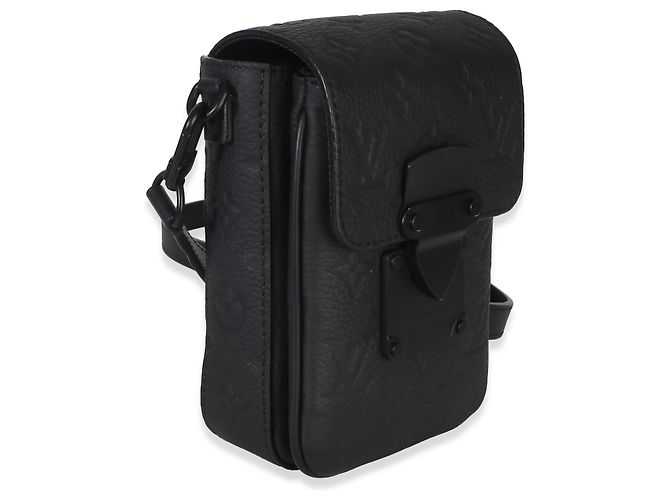 Portafoglio indossabile Louis Vuitton Monogram Taurillon S-Lock Nero - vista 4