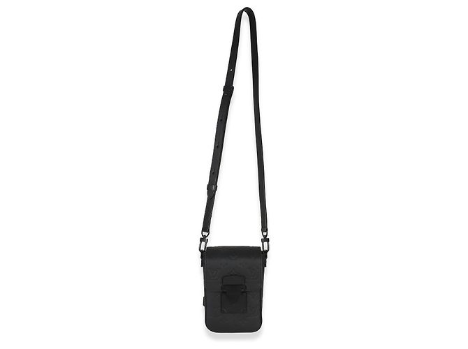 Portafoglio indossabile Louis Vuitton Monogram Taurillon S-Lock Nero - vista 5
