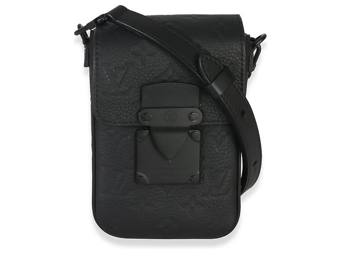 Portafoglio indossabile Louis Vuitton Monogram Taurillon S-Lock Nero - vista 8