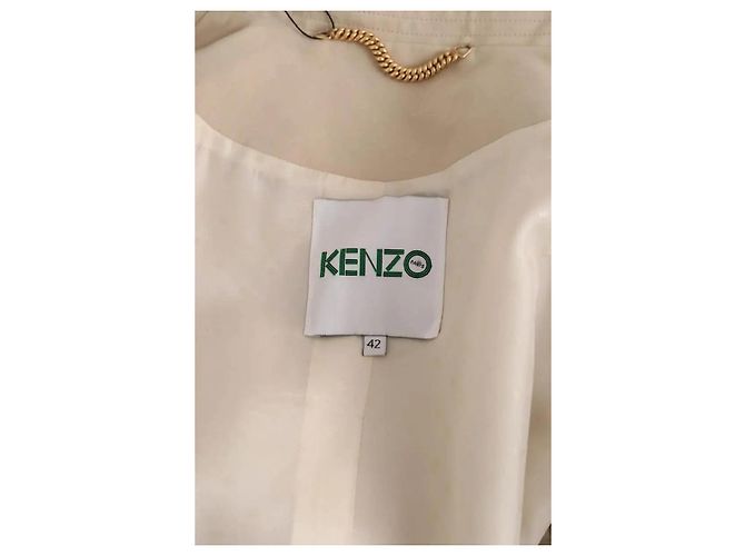Gabardina beige Kenzo - vista 5