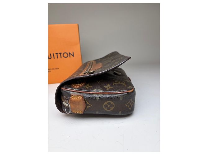 Vintage Louis Vuitton Monogram Canvas Crossbody Bag Brown Braun - Ansicht 6