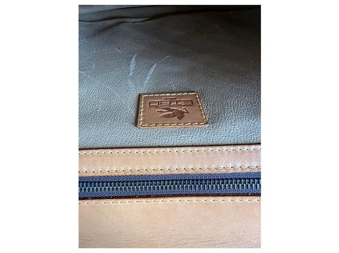 Vintage Etro Paisley Lederaktentasche Brown Rust Gold - Ansicht 5