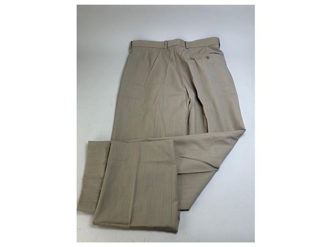 Completo Vintage Gianni Versace da uomo in misto seta Beige M - vista 14