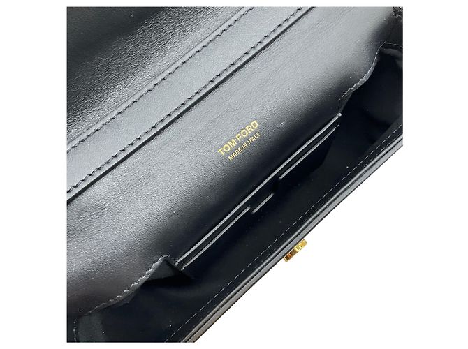 Borsa piccola Bianca in pelle nera Tom Ford Nero - vista 11