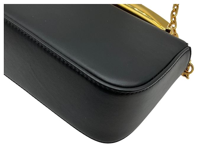 Borsa piccola Bianca in pelle nera Tom Ford Nero - vista 8
