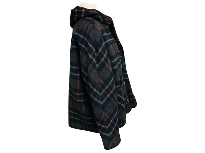 Abrigo Veronica Beard Black Multi Martine Dickey con bufanda Multicolor - vista 2