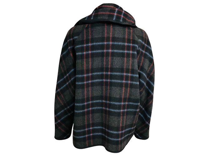 Abrigo Veronica Beard Black Multi Martine Dickey con bufanda Multicolor - vista 3