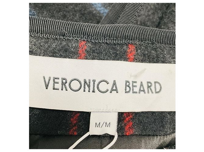 Abrigo Veronica Beard Black Multi Martine Dickey con bufanda Multicolor - vista 4
