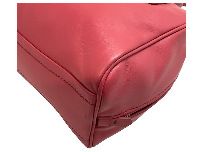 Borsa Bauletto 2 Way in pelle rosa Prada - vista 6