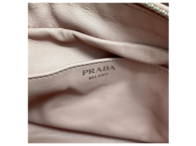 Borsa Bauletto 2 Way in pelle rosa Prada - vista 8