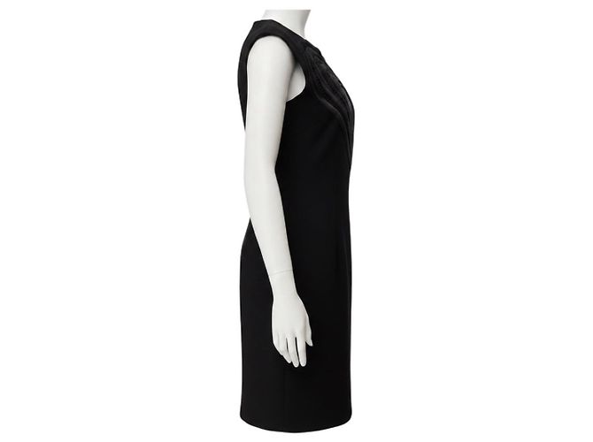 Vestido de cóctel Christopher Kane con bordado de corazón negro - vista 2